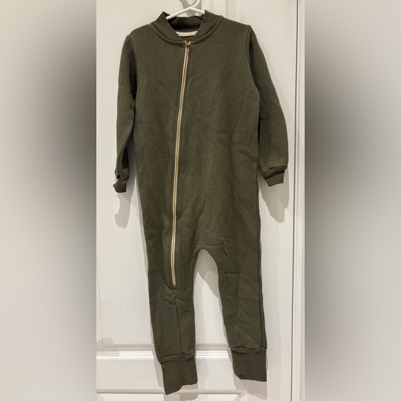 Mini Mioche Other - Mini Mioche 100% Organic Cotton Plush Biker Romper, Unisex